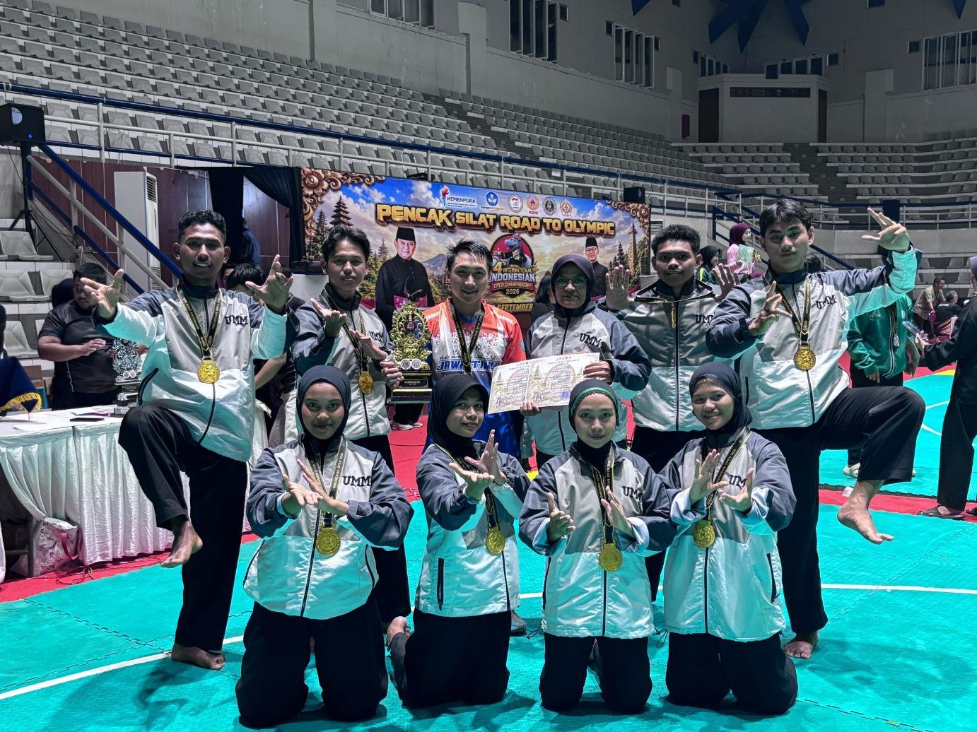 Mahasiswa UMM Delapan Mahasiswa UMM Borong Gelar Juara di Ajang Pencak Silat International Indonesia Open