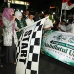 Ning Lia Berangkatkan Kirab Hari Santri di Probolinggo