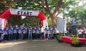 Pemberangkatan jalan sehat UM Jalan Sehat Dies Natalis ke-72 UM, Rektor Tekankan Gaya Hidup dan Tata Kelola yang Sehat