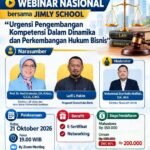 LKHAI, Jimly School, dan FORJASI Gelar Webinar Nasional Bahas Kompetensi Hukum Bisnis